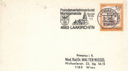 4663 Laakirchen 1984 Fremdenverkehrsverband Marktgemeinde Moorbad Gmös Wappen Getreide Mühlrad - Thermalisme