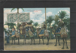 CARTE POSTALE AVEC   BLANC DE PORT SAID DE 1914 - Lettres & Documents