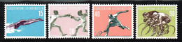 Liechtenstein 1958  " Sport " ,   Mi. 365 - 368  Postfrisch / MNH / Neuf - Unused Stamps