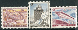 CZECHOSLOVAKIA 1957 International Gepphysical Year MNH / **  Michel 1055-57 - Unused Stamps