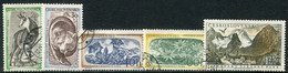 CZECHOSLOVAKIA 1957 Tatra National Park Used.  Michel 1035-39 - Used Stamps