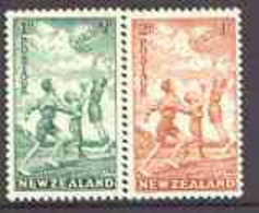 New Zealand 1940 Health - Children Playing With Beach Ball Set Of 2 U/M SG 626-27 - Neufs