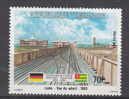 Train, Trein, Eisenbahn, Locomotive Togo 1984 Mi Nr 1692 - Trains
