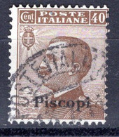 Egeo - Piscopi - 40 Centesimi (o) - Egeo (Piscopi)