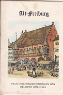 Pochette De 8 Cp De La Ville De Fribourg. Dessin De L'illustrateur Helmuth V. Geyer - Fribourg