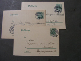 Dessau, Bützow, Magdeburg  3 Alte Karten 1902- 1904 - Enteros Postales