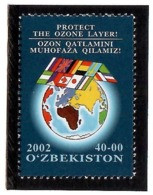 Uzbekistan 2002. Protect The Ozone Layer(Flags). 1v: 40-00   Michel # 451 - Ouzbékistan