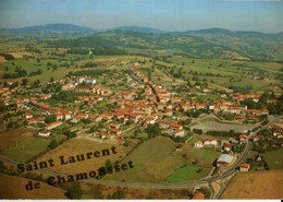 69 - SAINT LAURENT DE CHAMOUSSET - VUE GÉNÉRALE AÉRIENNE - Saint-Laurent-de-Chamousset