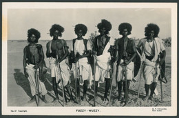 SUDAN Fuzzy-Wuzzy Vintage Postcard Africa - Sudan