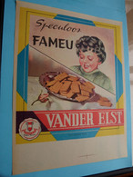 Speculoos FAMEU ( VANDER ELST > H.R. Leuven 396 ) Formaat A4 ( Zie/voir Photo > Scan ) Wikkel / Verpakking ! - Andere & Zonder Classificatie