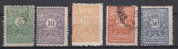 BULGARIJE - Michel - 1919/21 - Nr 21/28 X/y (SELECTIE) - MH* + (*) + Gest/Obl/Us - Postage Due