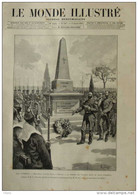 Ile Formose - Monument Funèbre élevé à Kelung à La Mémoire Des Francais Morts - Page Original 1892 - Documenti Storici
