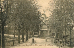 St étienne De Montluc * 1903 * Un Coin Du Village , Le Calvaire * Enfants - Saint Etienne De Montluc