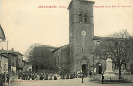 Grand Serre * Procession De La Fête Des Rameaux * Religion Fête Religieuse * Place De L'église - Otros & Sin Clasificación