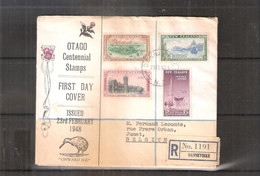 New Zealand - FDC Recommanded  - OTAGO 1948   (to See) - FDC