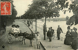 Vichy * La Promenade Au Bord De L'allier * Attelage âne - Vichy