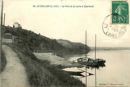 Le Cellier * Le Port Et La Loire à Clermont * Péniche Batellerie - Le Cellier