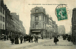 Cherbourg * Rue Du Bassin Et Rue Des Tribunaux * Librairie GAROT - Cherbourg