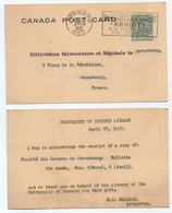 CANADA - TORONTO / 1932 ENTIER POSTAL REPIQUE ==> FRANCE (ref LE4583) - 1903-1954 De Koningen