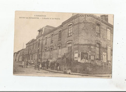 GIVRY EN ARGONNE  (L'ARGONNE) L'ECOLE ET LA MAIRIE  (ANIMATION)  1918 - Givry En Argonne