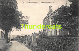 CPA VILLERS LE TEMPLE MAISON COMMUNALE - Nandrin