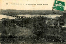 Champtoceaux * Vue Générale Prise De La Route De La Varenne * Le Pont * Panorama - Champtoceaux