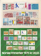 Norway 1975 Complete Year ** Mnh (54117) - Años Completos