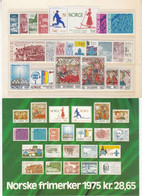 Norway 1975 Complete Year ** Mnh (54117) - Années Complètes