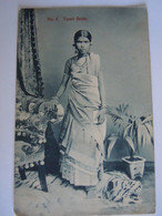 Cpa Ceylon Ceylan N° 5 Tamil Bride Circulée 1907 -> Anvers Published By Andrée - Sri Lanka (Ceylon)