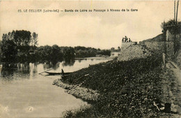 Le Cellier * Les Bords De Loire Au Passage à Niveau De La Gare - Le Cellier