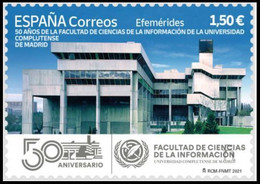 ESPAGNE SPANIEN SPAIN ESPAÑA 2021 50 YEARS UCAM UNIVERSIDAD COMPLUTENSE DE MADRID MNH ED 5527 MI 5577 YT 5282 SC 4566 - Nuevos
