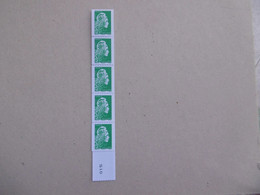 FRANCE   ROULETTE   N0118  * *     MARIANNE L ENGAGEE ROULETTE DE 11 - Coil Stamps
