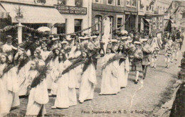 Fetes Septennales De N.D. De Tongres Carte Un Peu Déchirée Voir état Voyagé En 1912 - Tongeren