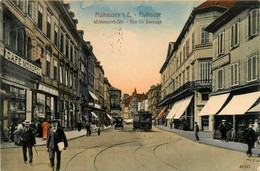 Mulhouse * Mülhausen * Rue Du Sauvage * Tramway Tram * Café Monopol - Mulhouse