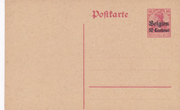 Carte Entier Postal Occupation - German Occupation