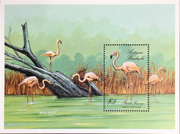 Antigua 1988 Flamingos Birds Minisheet MNH - Zonder Classificatie
