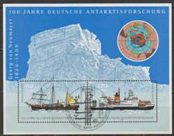 BRD 2001 MiNr.2229 - 22230 Block 57 O Gest. ESST. Bonn 100Jahre Deutsche Antarktisforschung ( Bl.57 )günstiger Versand - 2001-2010