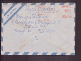 Argentine, Enveloppe Du 14 Décembre 1987 De Buenos Aires Pour Paris - Lettres & Documents