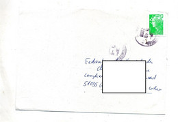 Lettre Cachet Poste + CTENM Neufchateau - Manual Postmarks