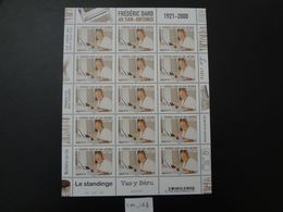 2020 FRANCE FEUILLET DATÉ 23.03.20  0,97 " FRÉDÉRIC DARD DIT SAN-ANTONIO 1921 -2000 " Neuf** - 2020-…