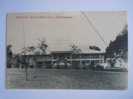 Cpa Ceylon Ceylan Trincomalie Admiralty House (side View) Only Top From Card, No Address Side, No Cardboard - Sri Lanka (Ceylon)