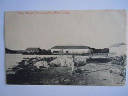 Cpa Ceylon Ceylan Trincomalie Gun Wharf (West View) Only Top From Card, No Address Side, No Cardboard - Sri Lanka (Ceylon)
