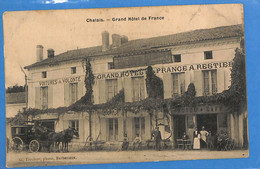 16 -  Charente   - Chalais - Grand Hotel De France    (N6378) - Altri & Non Classificati