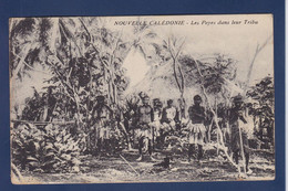 CPA Nouvelle Calédonie New Calédonia Océanie écrite Tribu Des Poyes - Nouvelle-Calédonie