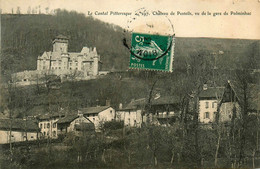 Polminhac * Le Château De Pesteils * Vue De La Gare * Panorama - Otros & Sin Clasificación