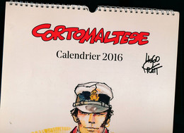 Calendrier Corto Maltese 2016 . Kalender  Calendar  Hugo Pratt - Pratt