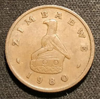 ZIMBABWE - 1 CENT 1980 - KM 1 - Simbabwe