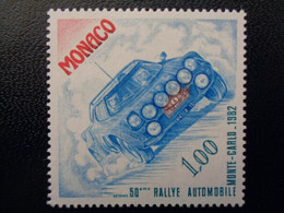 MONACO 1981 Y&T N° 1300 ** - 50e RALLYE AUTOMOBILE - Ongebruikt