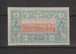 Cote Des Somalis 1894-1900 Vues Diverses De Djibouti 9, 1 Val * Charnière MH - Neufs