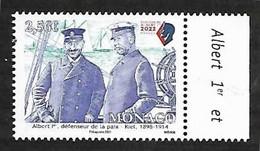 Monaco 2021 - Yv N° 3269 ** - Les Régates De Kiel - Ongebruikt